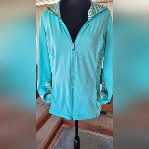 HOST PICK **Under Armor women's light green jacket size M - Picture 1 of 8